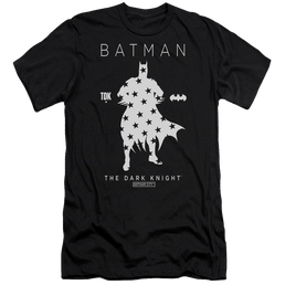 Batman Star Silhouette - Men's Premium Slim Fit T-Shirt Men's Premium Slim Fit T-Shirt Batman   