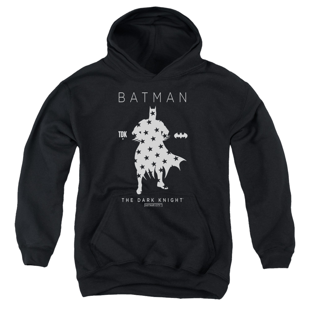 DC Batman Star Silhouette - Youth Hoodie Youth Hoodie (Ages 8-12) Batman   