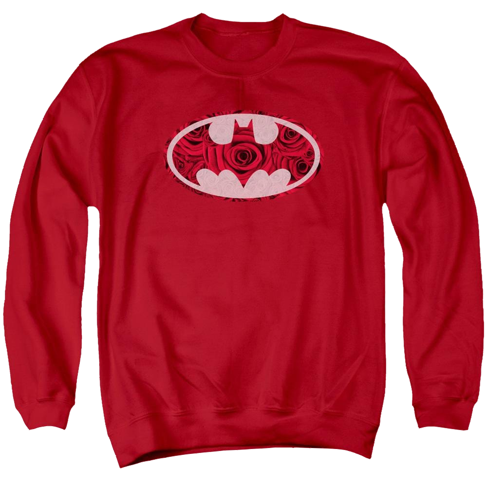 Batman Rosey Signal - Men's Crewneck Sweatshirt Men's Crewneck Sweatshirt Batman   