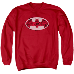 Batman Rosey Signal - Men's Crewneck Sweatshirt Men's Crewneck Sweatshirt Batman   
