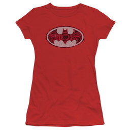Batman Rosey Signal - Juniors T-Shirt Juniors T-Shirt Batman   