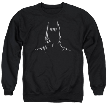 Black men's crewneck sweatshirt with Batman Noir graphic