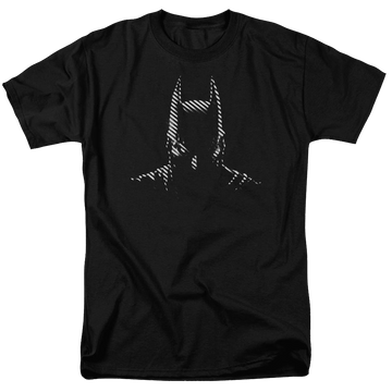 Black men's regular fit t-shirt with Batman Noir graphic