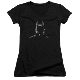 Batman Noir - Juniors V-Neck T-Shirt Juniors V-Neck T-Shirt Batman   