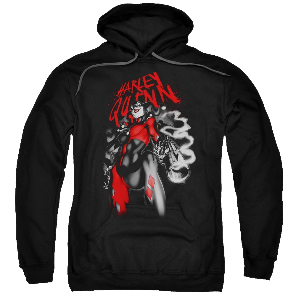 Batman Down The Barrel - Pullover Hoodie Pullover Hoodie Harley Quinn   