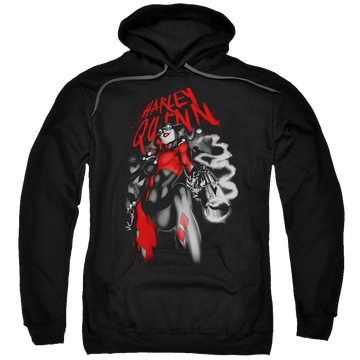 Batman Down The Barrel - Pullover Hoodie Pullover Hoodie Harley Quinn   