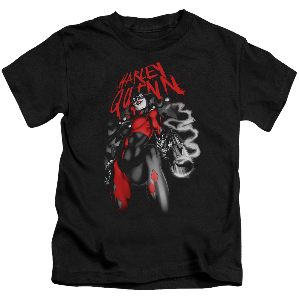 Harley Quinn Down The Barrel - Kid's T-Shirt Kid's T-Shirt (Ages 4-7) Harley Quinn   