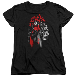 Batman Down The Barrel - Women's T-Shirt Women's T-Shirt Harley Quinn   