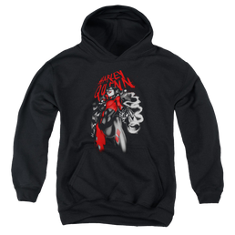 Harley Quinn Down The Barrel - Youth Hoodie Youth Hoodie (Ages 8-12) Harley Quinn   