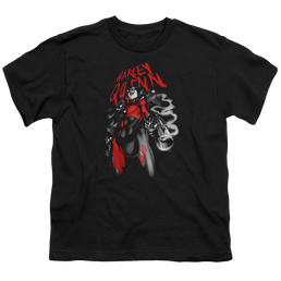 Harley Quinn Down The Barrel - Youth T-Shirt Youth T-Shirt (Ages 8-12) Harley Quinn   