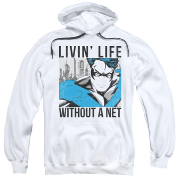 Batman Without A Net - Pullover Hoodie Pullover Hoodie Nightwing   
