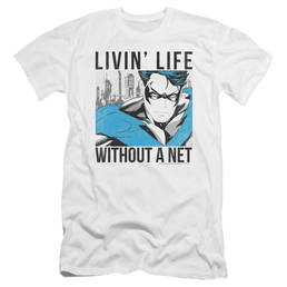 Batman Without A Net - Men's Premium Slim Fit T-Shirt Men's Premium Slim Fit T-Shirt Nightwing   