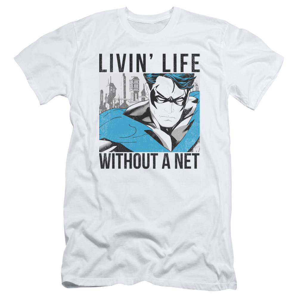 Batman Without A Net - Men's Slim Fit T-Shirt Men's Slim Fit T-Shirt Nightwing   