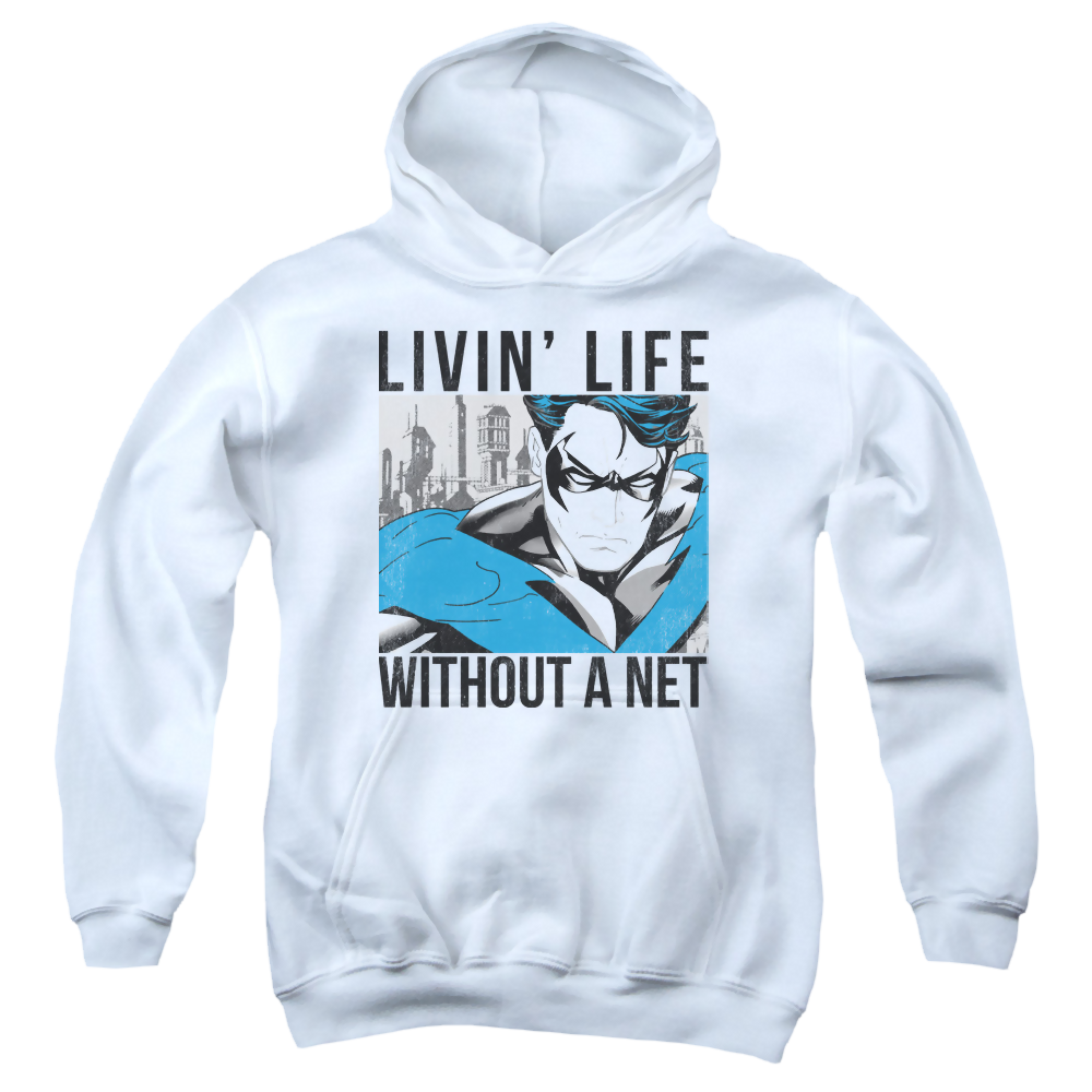 Nightwing Without A Net - Youth Hoodie Youth Hoodie (Ages 8-12) Nightwing   