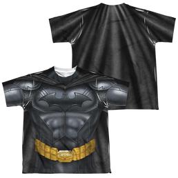 DC Batman Batman Athletic Uniform (Front/Back Print) - Youth All-Over Print T-Shirt Youth All-Over Print T-Shirt (Ages 8-12) Batman   