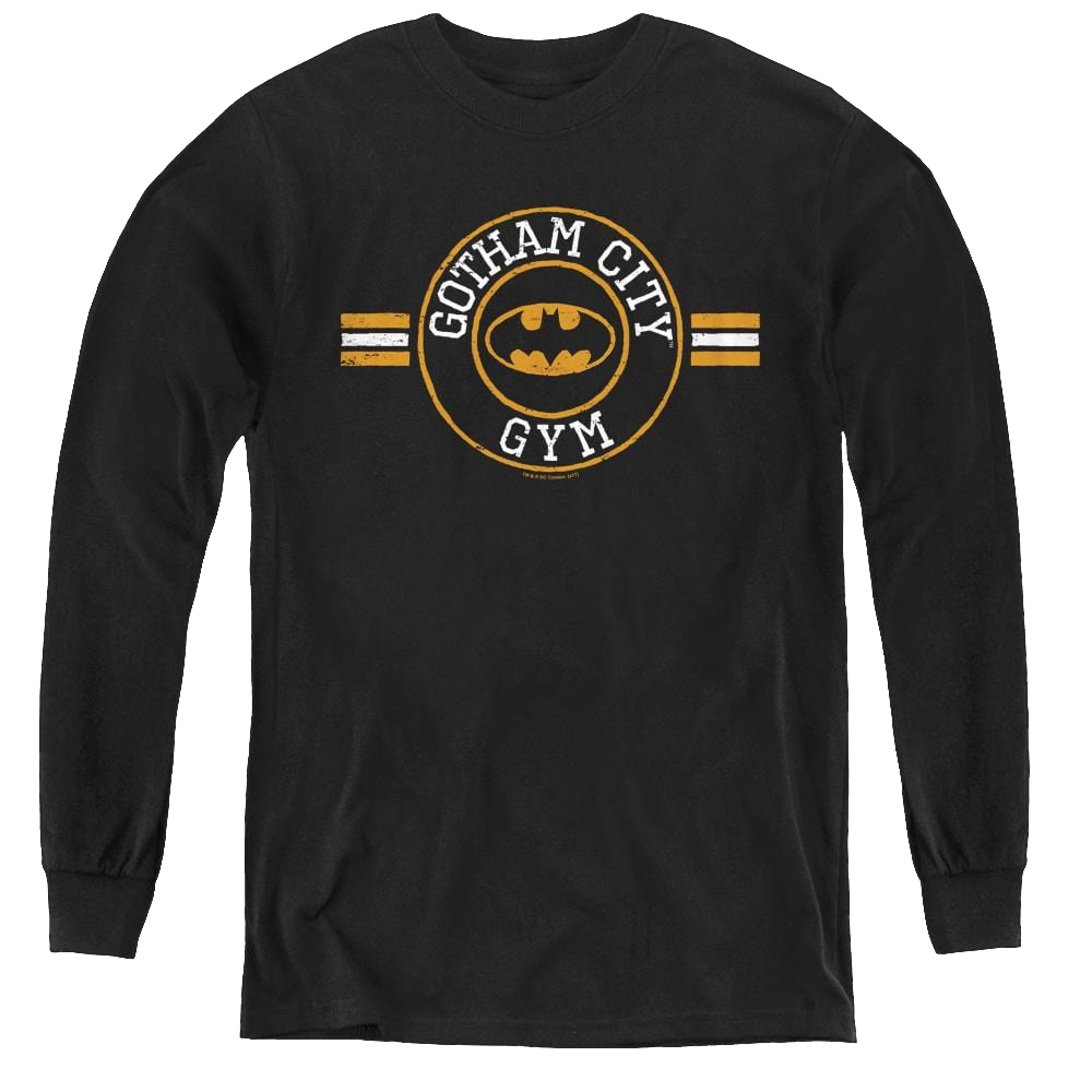 Dc Batman Gotham City Gym - Youth Long Sleeve T-Shirt Youth Long Sleeve T-Shirt Batman   