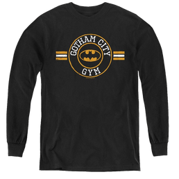 Dc Batman Gotham City Gym - Youth Long Sleeve T-Shirt Youth Long Sleeve T-Shirt Batman   