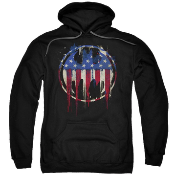 Batman Bleeding Signal - Pullover Hoodie Pullover Hoodie Batman   