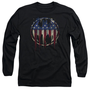 Batman Bleeding Signal - Men's Long Sleeve T-Shirt Men's Long Sleeve T-Shirt Batman   