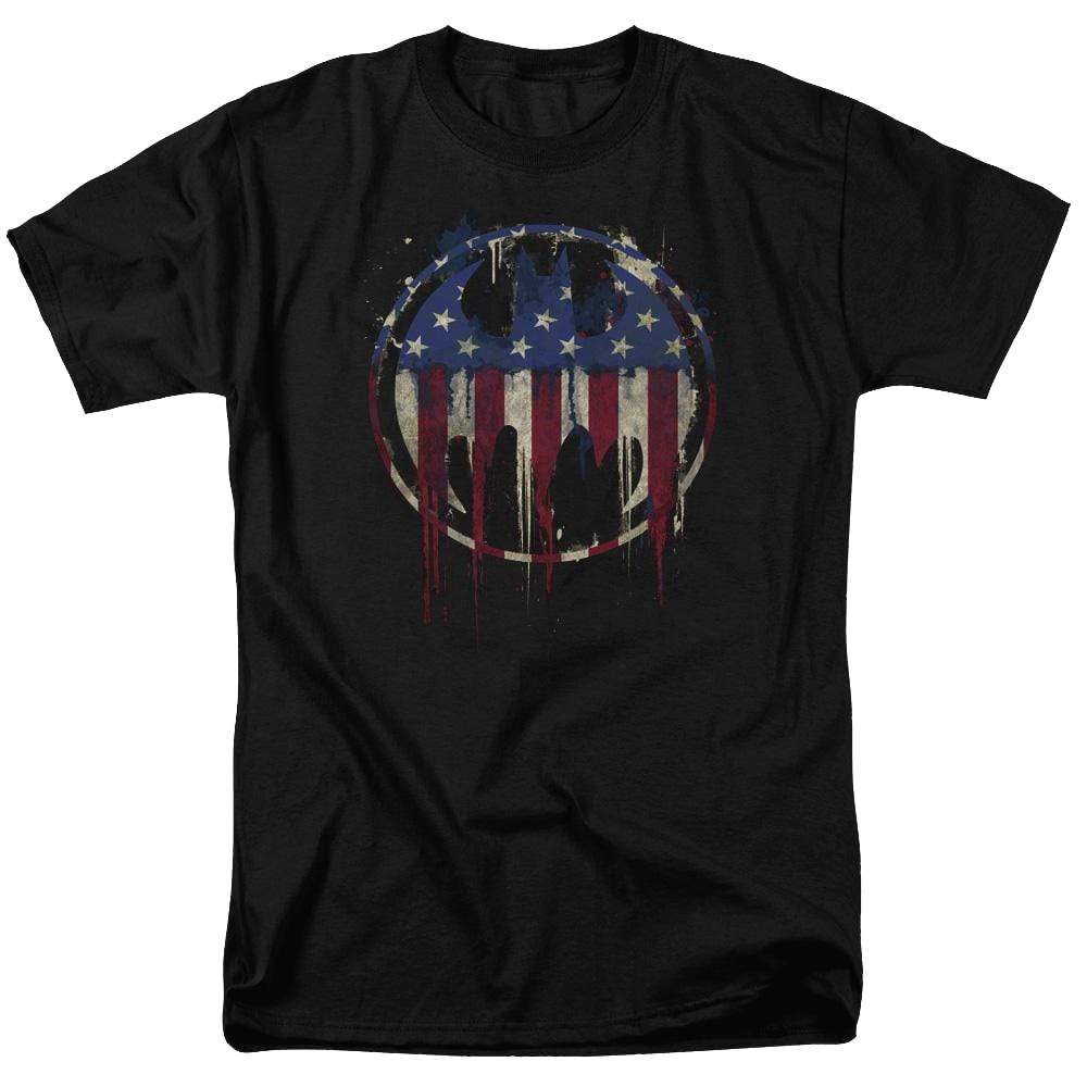 Batman Bleeding Signal - Men's Regular Fit T-Shirt Men's Regular Fit T-Shirt Batman   