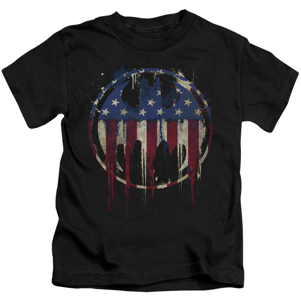 DC Batman Bleeding Signal - Kid's T-Shirt Kid's T-Shirt (Ages 4-7) Batman   