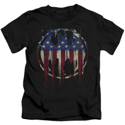 DC Batman Bleeding Signal - Kid's T-Shirt Kid's T-Shirt (Ages 4-7) Batman   