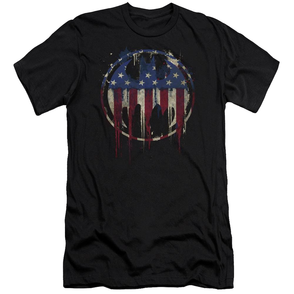Batman Bleeding Signal - Men's Premium Slim Fit T-Shirt Men's Premium Slim Fit T-Shirt Batman   