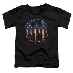 DC Batman Bleeding Signal - Toddler T-Shirt Toddler T-Shirt Batman   