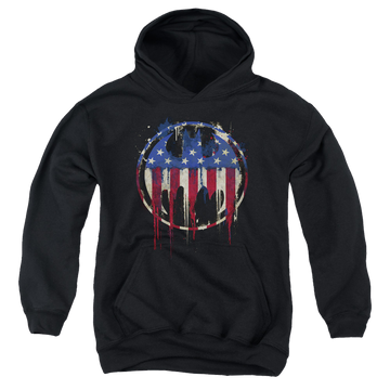 DC Batman Bleeding Signal - Youth Hoodie Youth Hoodie (Ages 8-12) Batman   
