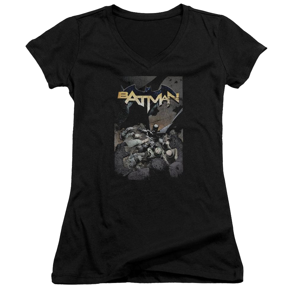 Batman Batman One - Juniors V-Neck T-Shirt Juniors V-Neck T-Shirt Batman   