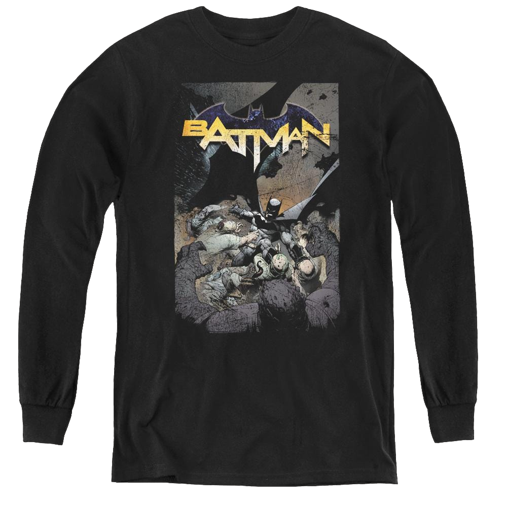 Dc Batman Batman One - Youth Long Sleeve T-Shirt Youth Long Sleeve T-Shirt Batman   