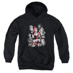 Harley Quinn Bad Girls - Youth Hoodie Youth Hoodie (Ages 8-12) Harley Quinn   