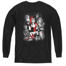 Harley Quinn Bad Girls - Youth Long Sleeve T-Shirt Youth Long Sleeve T-Shirt Harley Quinn   