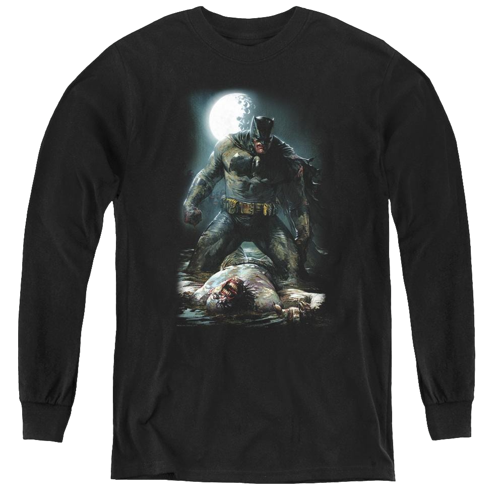 Dc Batman Mudhole - Youth Long Sleeve T-Shirt Youth Long Sleeve T-Shirt Batman   
