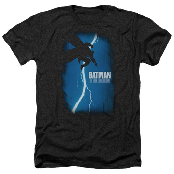 Charcoal men's heather t-shirt with Batman Dkr Cover graphic