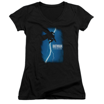 Batman Dkr Cover - Juniors V-Neck T-Shirt Juniors V-Neck T-Shirt Batman   