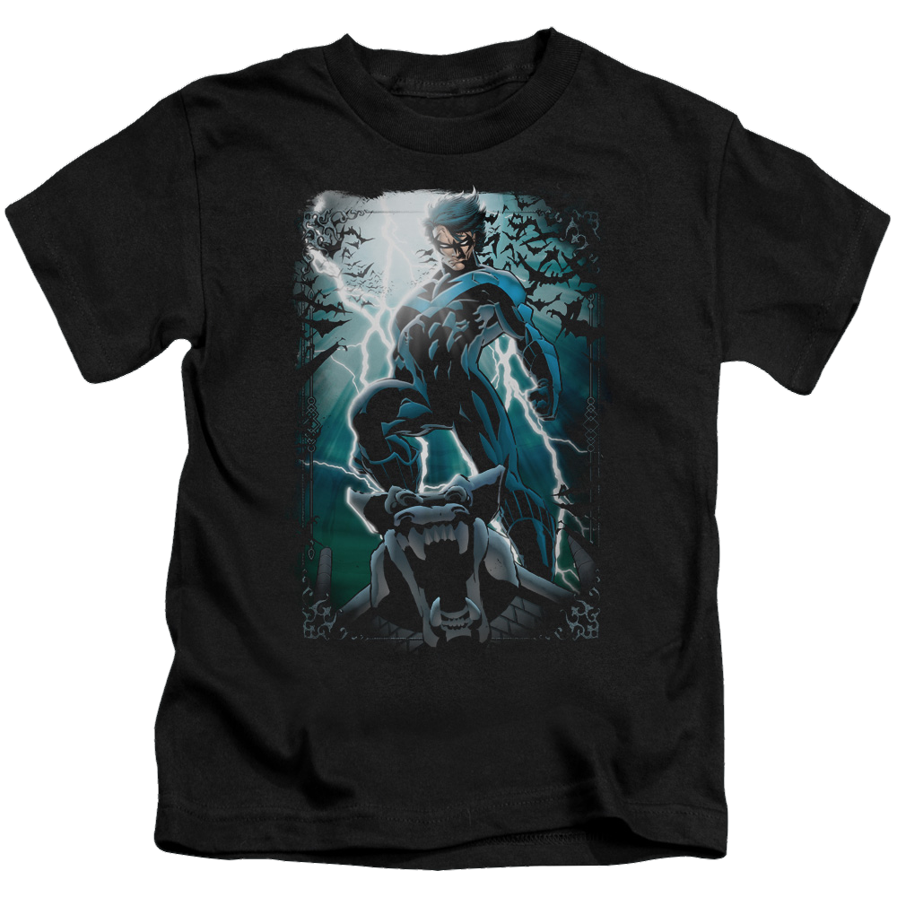 Nightwing Night Light - Kid's T-Shirt Kid's T-Shirt (Ages 4-7) Nightwing   