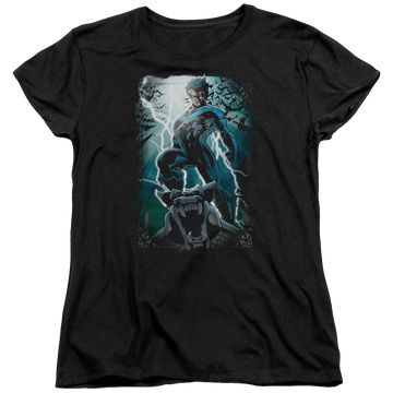 Batman Night Light - Women's T-Shirt Women's T-Shirt Nightwing   