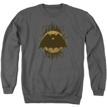Batman Batman Crest - Men's Crewneck Sweatshirt Men's Crewneck Sweatshirt Batman   
