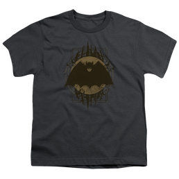 DC Batman Batman Crest - Youth T-Shirt Youth T-Shirt (Ages 8-12) Batman   