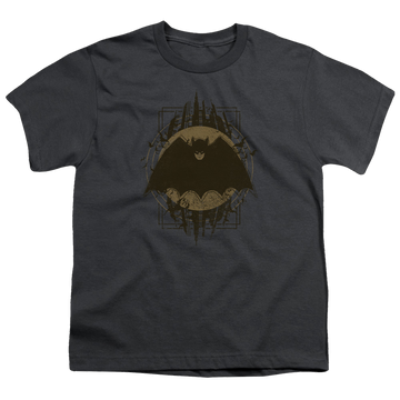 DC Batman Batman Crest - Youth T-Shirt Youth T-Shirt (Ages 8-12) Batman   