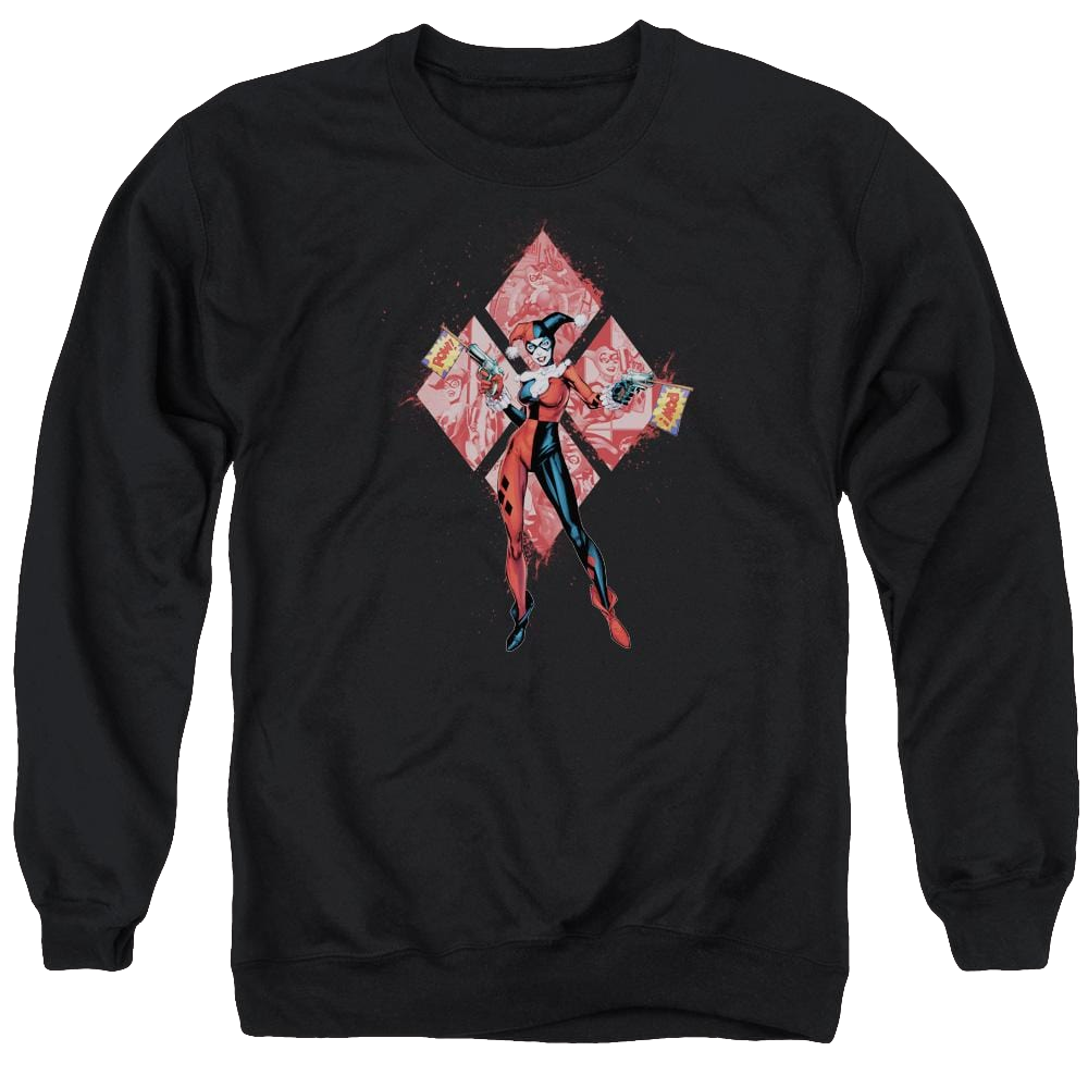 Batman Harley Quinn (diamonds) - Men's Crewneck Sweatshirt Men's Crewneck Sweatshirt Harley Quinn   
