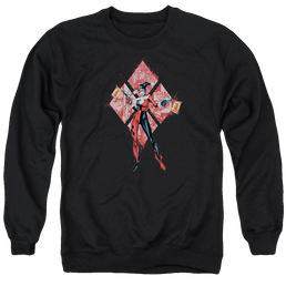 Batman Harley Quinn (diamonds) - Men's Crewneck Sweatshirt Men's Crewneck Sweatshirt Harley Quinn   
