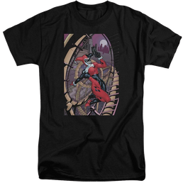 Batman Harley First - Men's Tall Fit T-Shirt Men's Tall Fit T-Shirt Harley Quinn   