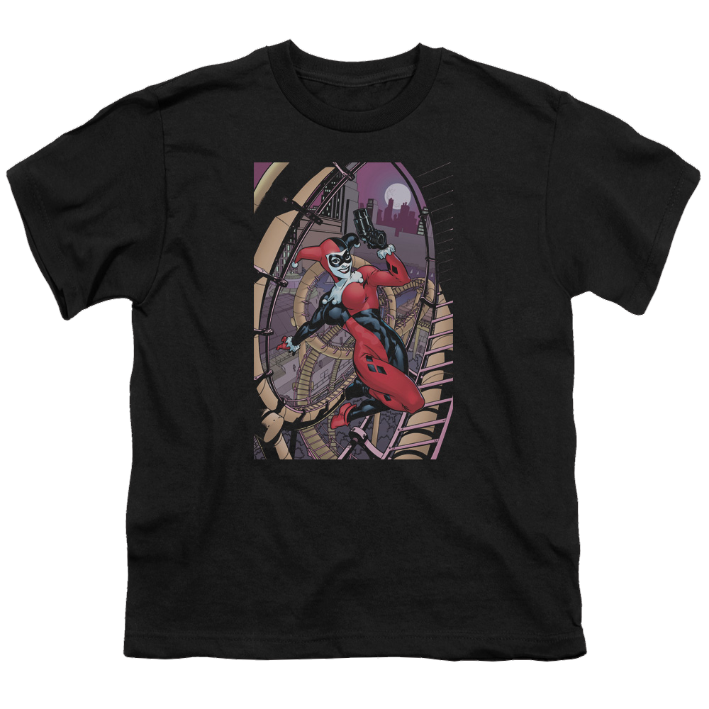 Harley Quinn Harley First - Youth T-Shirt Youth T-Shirt (Ages 8-12) Harley Quinn   