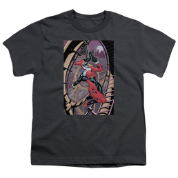 Harley Quinn Harley First - Youth T-Shirt Youth T-Shirt (Ages 8-12) Harley Quinn   