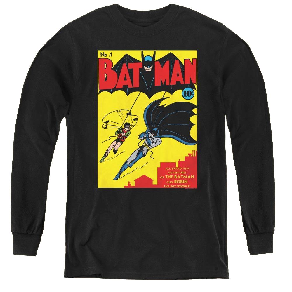 Dc Batman Batman First - Youth Long Sleeve T-Shirt Youth Long Sleeve T-Shirt Batman   