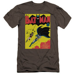 Batman - Batman First Premium Adult Slim Fit T-Shirt Men's Premium Slim Fit T-Shirt Batman   