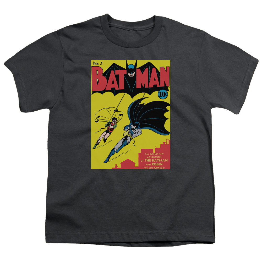 DC Batman Batman First - Youth T-Shirt Youth T-Shirt (Ages 8-12) Batman   