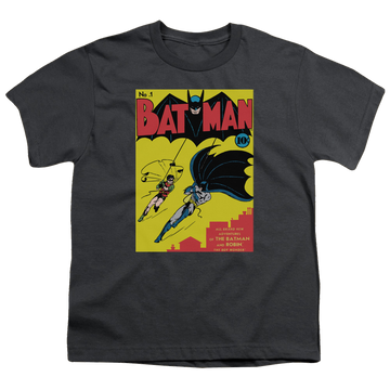 DC Batman Batman First - Youth T-Shirt Youth T-Shirt (Ages 8-12) Batman   